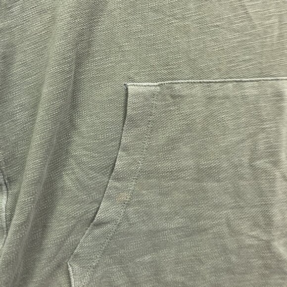 American Eagle Pullover Henley Hooded Long Sleeve Shirt Mens M Military Green - Picture 6 of 16